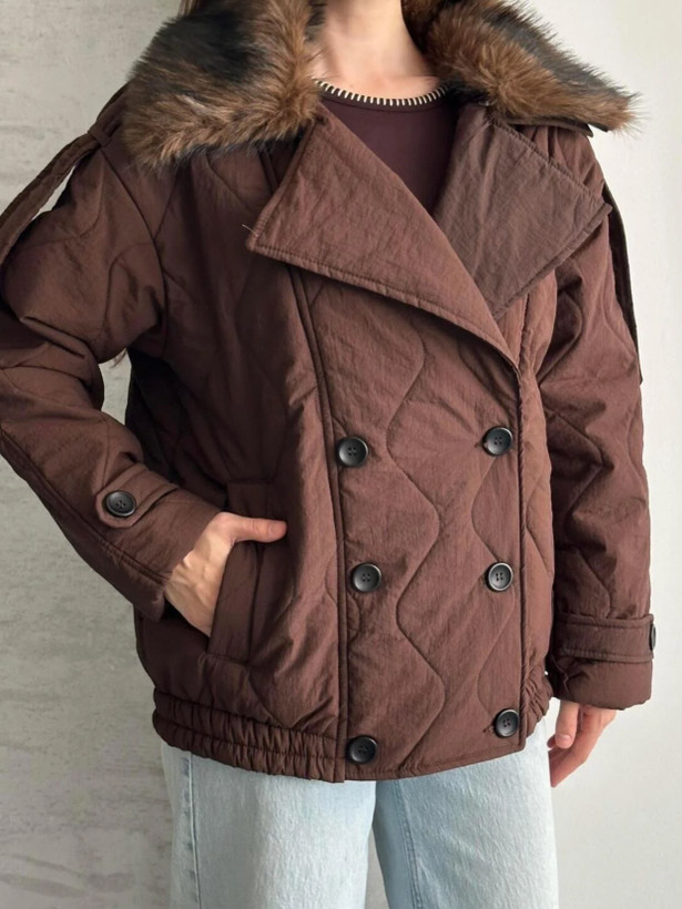 کاپشن خاص برند zara ترک🇹🇷